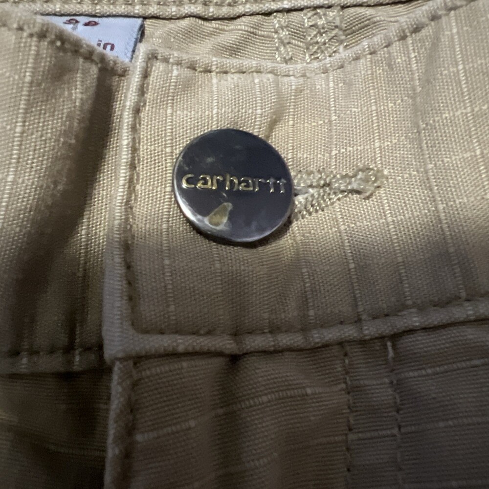 Carhartt Men's SZ 38 Force Broxton Cargo Short Khaki Color - Picture 6 of 8